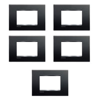 Placca pezzi 5 living light tecnopolimero lna4803ar antracite