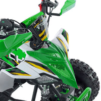 Miniquad Z-Tech KXD Storm ATV 49F Ruota 6"-Verde