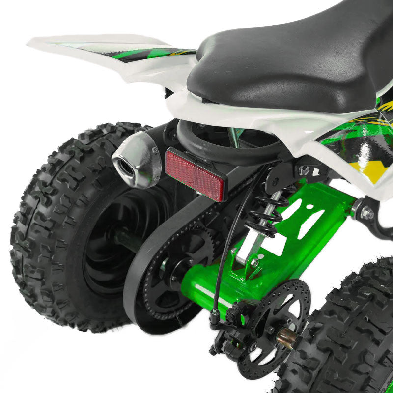 Miniquad Z-Tech KXD Storm ATV 49F Ruota 6"-Verde