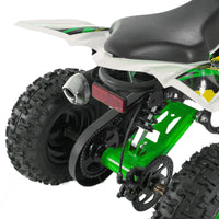 Miniquad Z-Tech KXD Storm ATV 49F Ruota 6"-Verde