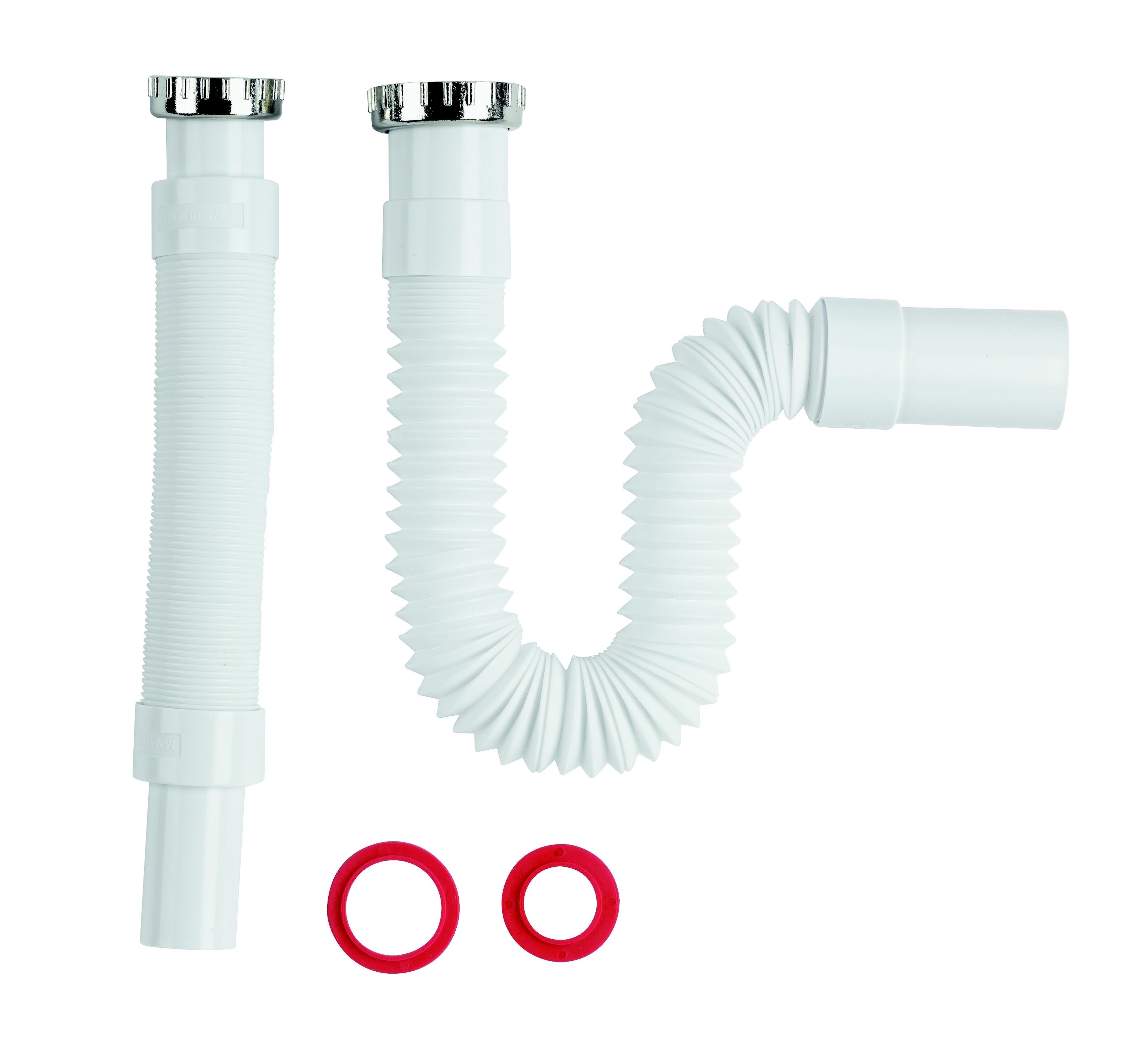 Attacco rapido bianco plastica resistente cucina *** misura 1 pollice 1/2 x 32/40, confezione 1