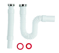 Attacco rapido bianco plastica resistente cucina *** misura 1 pollice 1/2 x 32/40, confezione 1