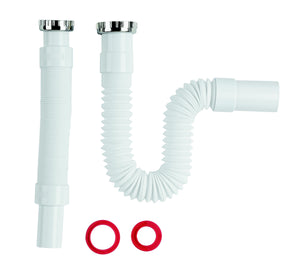 Attacco rapido bianco plastica resistente cucina *** misura 1 pollice 1/2 x 32/40, confezione 1