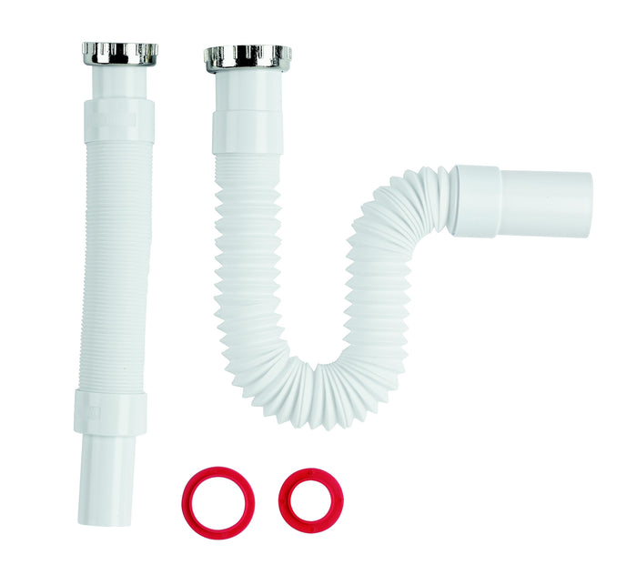 Attacco rapido bianco plastica resistente cucina *** misura 1 pollice 1/2 x 32/40, confezione 1