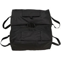 Base per Ombrellone a Sacco Riempibile con 50 kg di Sabbia,  in Plastica e tessuto Oxford, 50x25x18 cm, Nero