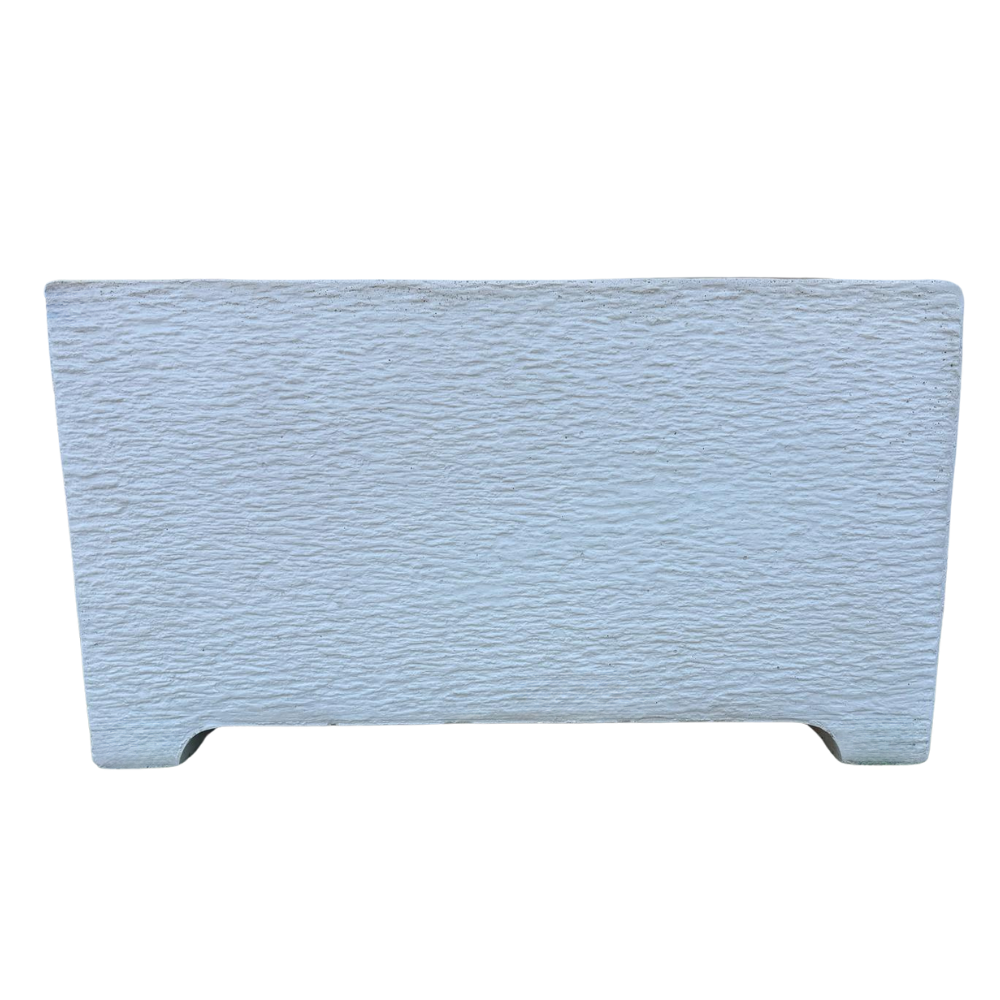 Fioriera giardino cemento effetto pietra l.100xp.35,5xh.56 cm serie levante