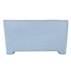 Fioriera giardino cemento effetto pietra l.100xp.35,5xh.56 cm serie levante