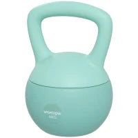 Kettlebell 6 kg con impugnatura antiscivolo 19 x 19 x 28 cm Verde