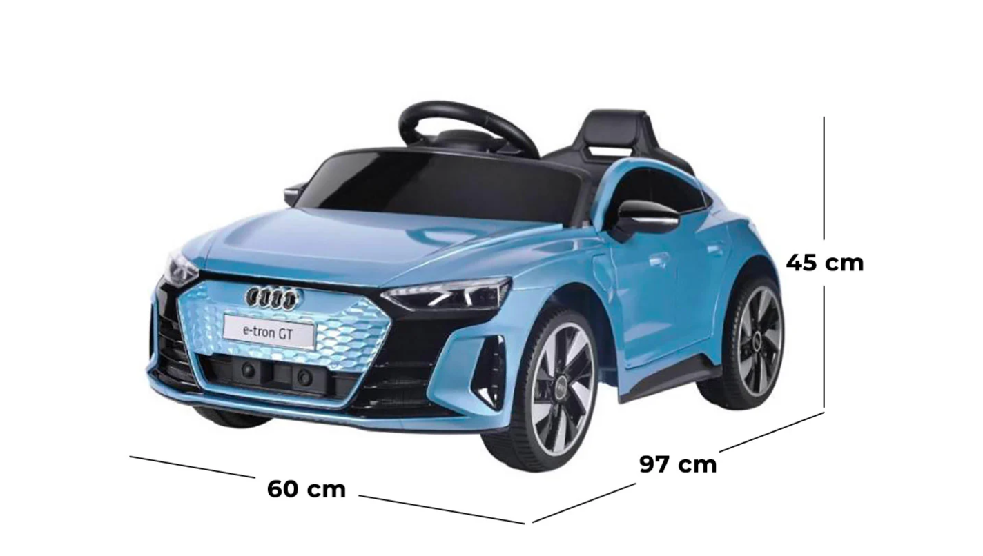 Macchina Elettrica Per Bambini Audi e-Tron Auto Elettrica Per Bambini Telecomandata, Sedile In Pelle,Porte Apribili, Mot