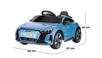Macchina Elettrica Per Bambini Audi e-Tron Auto Elettrica Per Bambini Telecomandata, Sedile In Pelle,Porte Apribili, Mot
