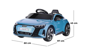 Macchina Elettrica Per Bambini Audi e-Tron Auto Elettrica Per Bambini Telecomandata, Sedile In Pelle,Porte Apribili, Mot