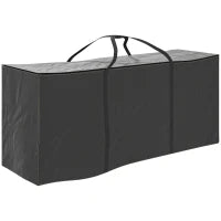 Borsa Portaoggetti da 720L con 2 Cerniere e Maniglie, in Tessuto Oxford 600D, 175x55x75 cm, Nero