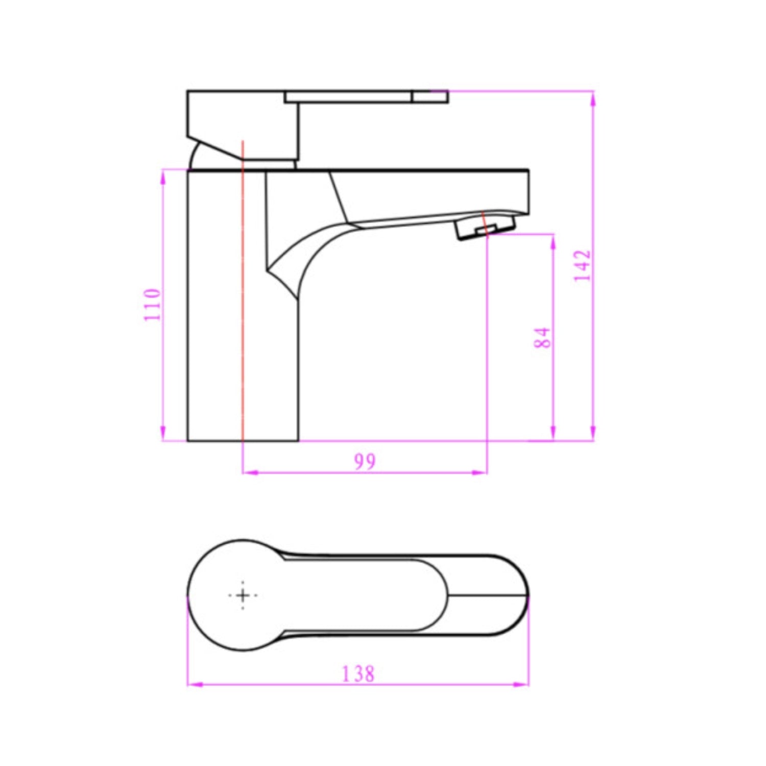 Miscelatore rubinetto lavabo cromato bagno casa *** confezione 1