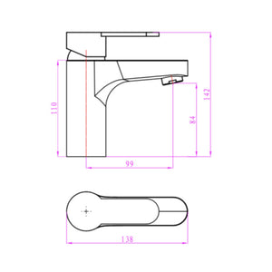 Miscelatore rubinetto lavabo cromato bagno casa *** confezione 1