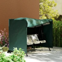 Telo Copertura per Dondolo Impermeabile e Resistente Raggi UV | Tessuto Oxford Rivestito in PVC | 205x124x164cm