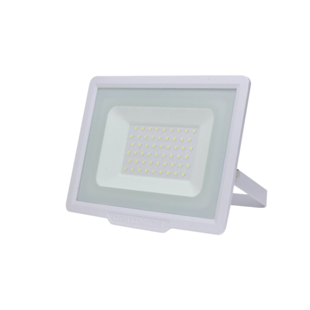 Optonica proiettore led smd luce bianco neutro 50 watt 4000 lumen 4500k