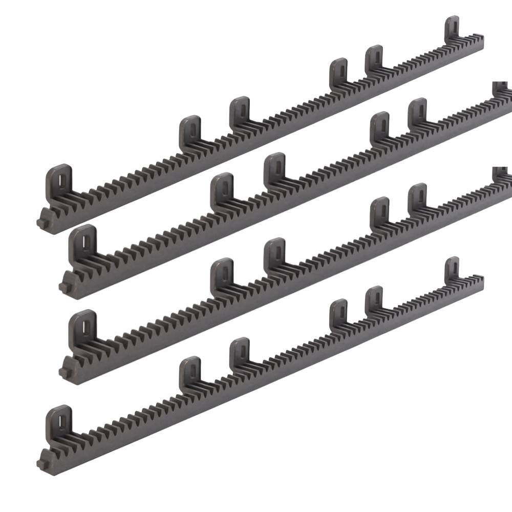 Kit cremagliere nylon m4 crm2 con inserto metallico per cancelli scorrevoli