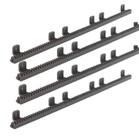 Kit cremagliere nylon m4 crm2 con inserto metallico per cancelli scorrevoli