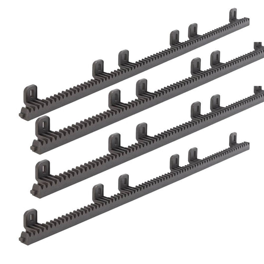 Kit cremagliere nylon m4 crm2 con inserto metallico per cancelli scorrevoli