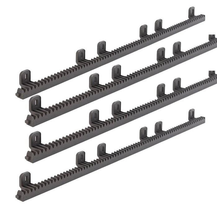 Kit cremagliere nylon m4 crm2 con inserto metallico per cancelli scorrevoli