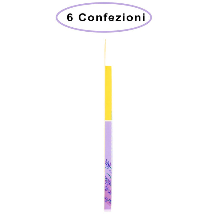Orphea salvalana foglietti per cassetti e armadi profumo lavanda 6 confezioni da 12 foglietti