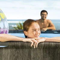 26744NP - Piscina Prism Greywood 549X122 Cm Pompa Filtro, Scaletta, Telo Base, Telo Copertura