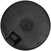 Base per Ombrellone da Giardino 3 m con Maniglie Incorporate, in HDPE e Acciaio, Ø51x36 cm, Nero