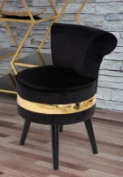 Sedia Mini Paris New Nero Ø Cm 47X64