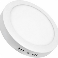 Mini pannello led backlit surface rotondo slim con superficie retroilluminata *** potenza 6w, confezione 1