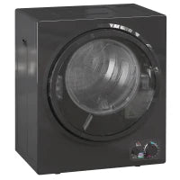 Asciugatrice elettrica portatile 850W, capacità 33L 4 programmi di funzionamento, acciaio inox, 49 x 40,5 x 60 cm, nero