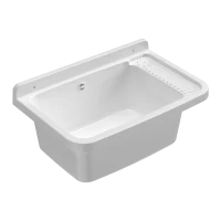 MONGARDI Lavandino pilozzo a muro da esterno 60x40x25