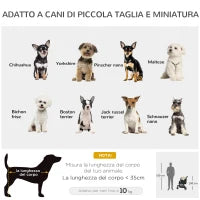 Passeggino per Cani Piccoli Pieghevole a 3 Ruote con Copertura Antipioggia e Cestino, Cachi