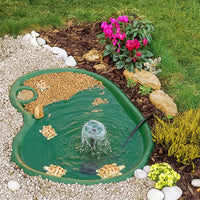 laghetto ninjia per tartarughe verde litri 210 cm 185x108x32