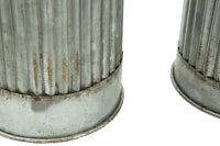 Porta Candela Illinois Coppia Cm Ø 12.5X25-12.5X31