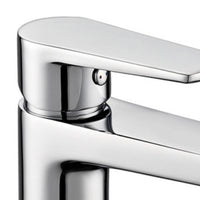 Miscelatore rubinetto asia per lavabo in ottone colore cromato con piletta *** confezione 1