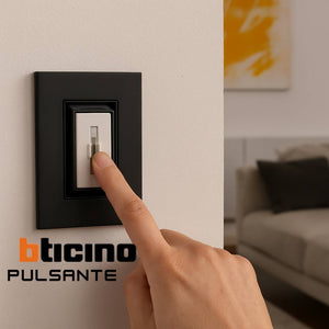 Bticino living now k4005 pulsante unipolare illuminabile 10a 250v