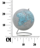 Mappamondo Twist Silver Cm Ø 20X25