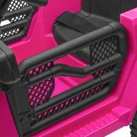 Buggy elettrico per bambini da 12 V, 5 Km/h Max. con radiocomando, Effetti luminosi e sonori 100x65x72 cm, Rosa