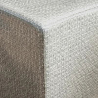 Copertura per salotto da giaridno esterna copertura esterna anti-UV in polietilene 235 x 190 x 90 cm grigio