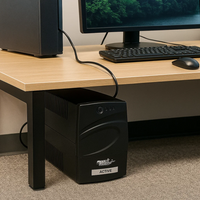 Mach power ups line interactive con display led e protezione avanzata *** potenza ampere (va) 600 va, confezione 1