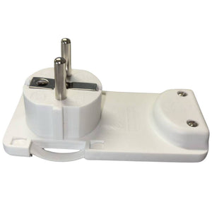 Ecova 30183 spina piatta salvaspazio schuko 16a 2p+t per casa e ufficio