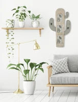 Cornice Da Muro Cactus Cm 39X3X71.5 (Misure Interna Cm 10X15)