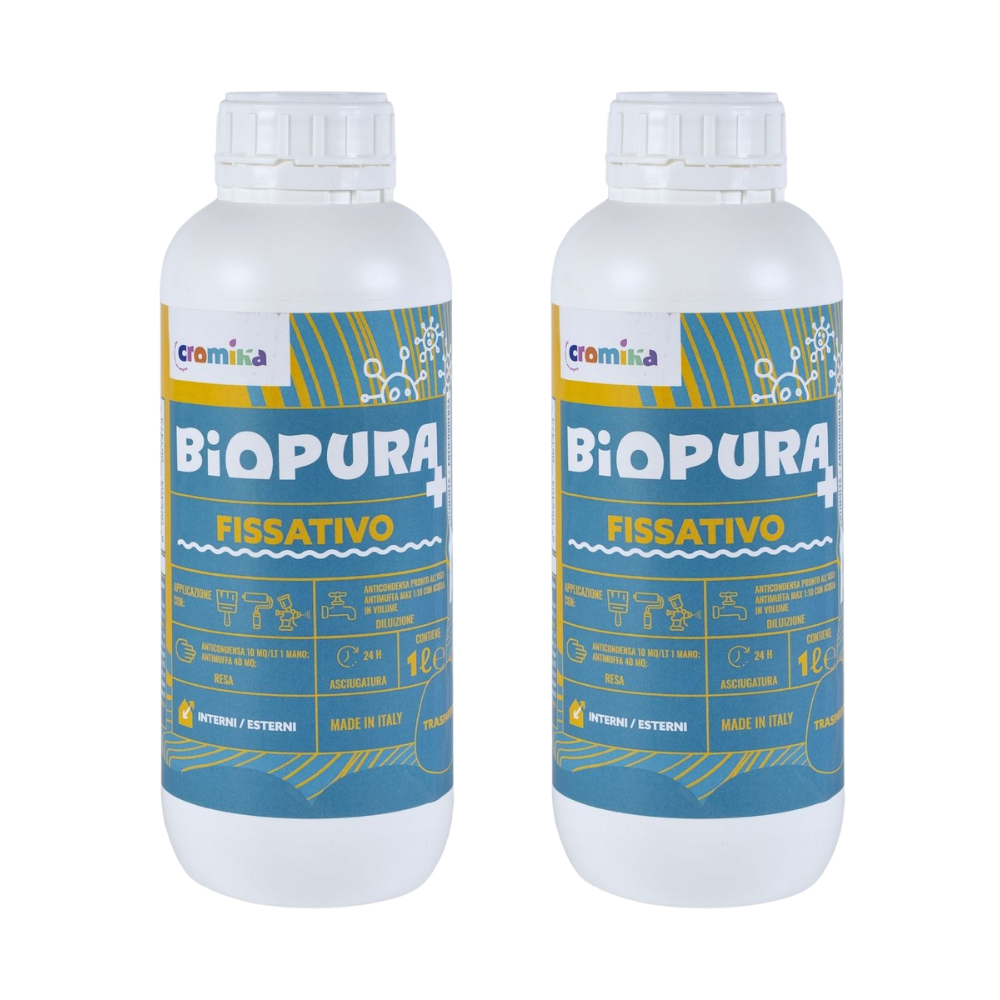 Kit fissativo antimuffa e anticondensa biopura cromika 2 pezzi alta concentrazione