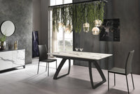 Barret - Tavolo Allungabile (170/270 x 90 cm) in HPL su MDF Nero