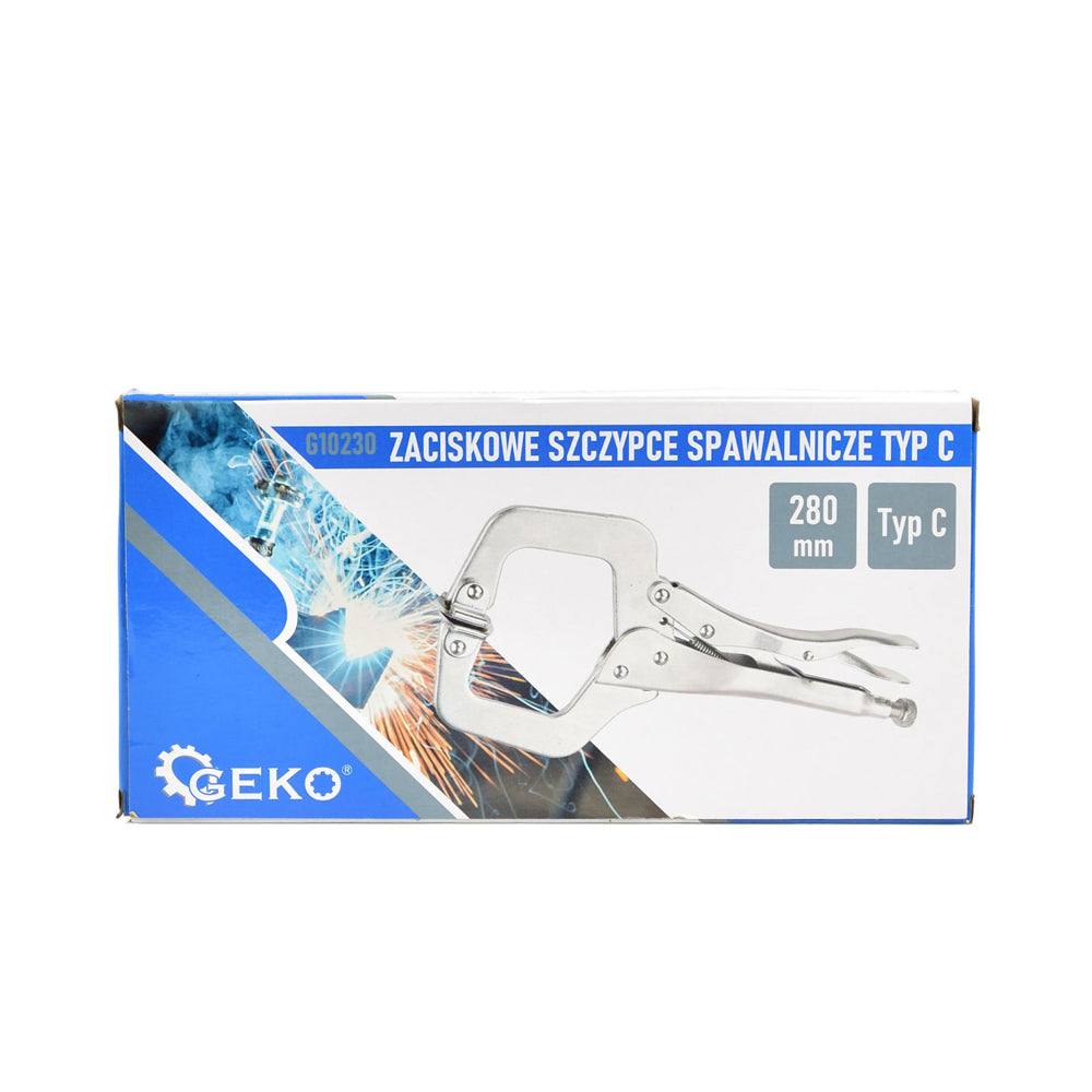 PINZA AUTOBLOCCANTE A MORSETTO GRIP A SCATTO GANASCE A C 280mm G10230 GEKO