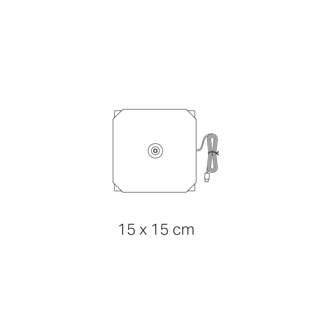 Zafferano Base di Ricarica a Contatto USB-A per Poldina L - Wireless, Compatibile, Ricambio, 5V 1A, no spina