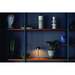 Zafferano Lampada a led da tavolo CIRCE Rame ricaricabile e dimmerabile