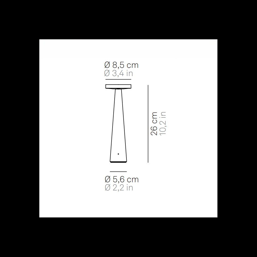 Zafferano Base di Ricarica a Contatto USB-A per Angelina - Wireless, Compatibile, Ricambio, 5V 1A, no spina