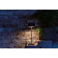 Zafferano Lampada a led da tavolo Olivia Pro Sabbia ricaricabile e dimmerabile - 2200-2700-3000K 9h alla massima potenza