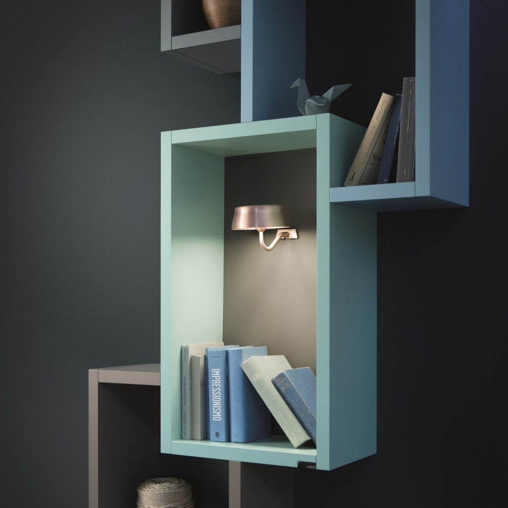 Zafferano SISTER LIGHT Parete Wi-fi Lampada da parete smart Oro ricaricabile e dimmerabile